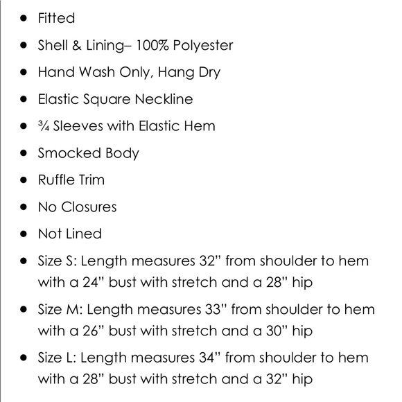 VICI Smocked Dress - LRG - Bump friendly! - Picture 8 of 8